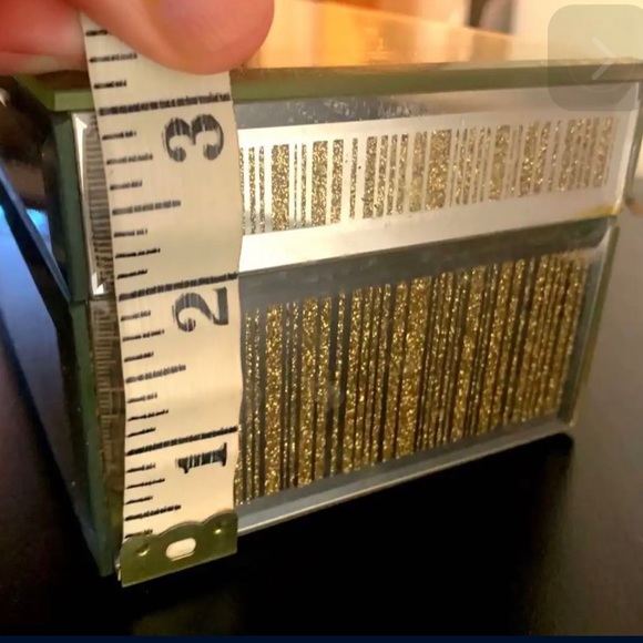 Mathieu Gold Small Mirrored Box - Picture 4 of 7